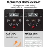 Under Desk Elliptical Machine, Seated Pedal Exerciser with Remote, 12 Speeds, Manual/Auto