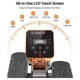 Under Desk Elliptical Machine, Seated Pedal Exerciser with Remote, 12 Speeds, Manual/Auto