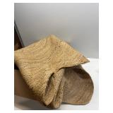 Chardin Home Hand Woven Natural Jute Braided Rug - 6 Ft Round Scalloped Rug
