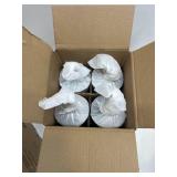 4 Pack! Starbucks 2024 Black Pleated Metallic Core Tumbler 24oz Venti Cold Cup NWT