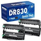 DR-830 Drum Unit for Brother DR830, HL-L2405W, DCP-L2640DW (2-Pack)