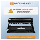 DR-830 Drum Unit for Brother DR830, HL-L2405W, DCP-L2640DW (2-Pack)
