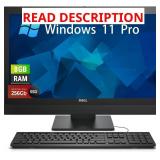 $220 Dell OptiPlex 5250 AIO Desktop Windows 11 Pro 21.5" FHD Intel G4560 8GB 256GB SSD KB/Mouse