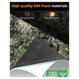 $140 FOCEAN EVA Boat Decking Camo Self-Adhesive Mats for Jon/Bass Boats, RV, Kayak   94.5 x 47.2 in