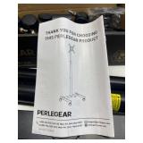 Perlegear Rolling TV Stand on Wheels for 13-50 inch TVs, 30  Tilt, Holds 44lbs, VESA 200x200