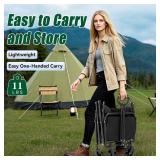 Collapsible Wagon Cart Foldable 120L 360lbs Capacity, Lightweight Portable Beach Wagon, Shopping Carts with Wheels for Grocery, Camping, Shopping, Garden Cart