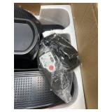 Under Desk Elliptical Machine,Foot Exerciser for Seniors Fully Assembled, Quiet & Portable Electric Seated Pedal Exerciser with Remote Control & 12 Adjustable Speeds