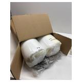 $170 Unimatta Sunbrella Outdoor Patio Chair Cushions Set, 24" x 24", Set of 2, Water-Repellent, Fade Resistant, Deep Seat Cushion for Backyard, Couch, Sofa and Patio Furniture, Specrtum Pebble
