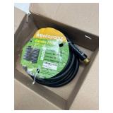 Beitopamz Garden Hose 25 ft x 5/8 in Heavy Duty Water Hose, Flexible and Durable, Lightweight Rubber Hybrid Hose, Leak-Free Connections, Male to Female 3/4