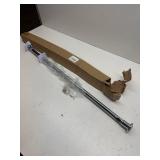 BRIOFOX Tension Curtain Rod 43-73 Inches Brushed Nickel, Rustproof and Non-Slip and Heavy Duty Shower Curtain Rod for Window or Bathroom, 304 Stainless Steel