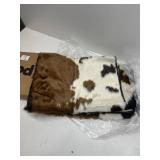 Paw Brands PupProtector Waterproof Dog Blanket - Brown cowhide, Original (60"L x 50"W)