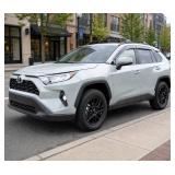 2019-2025 Tape-On Rain Guards Side Window Deflector Visors for Toyota Rav4 LE XLE SE XSE Hybrid Premium Limited 2020 2021 2022 2023 2024