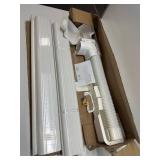 5" 17Ft PVC Decorative Line Set Cover Kit for Ductless Mini Split Air Conditioners 17FT Line Set Cover for Heat Pump System and Central AC(Total Length 17Ft), White