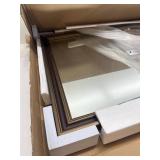 Retro Copper Effect Framed Wall Mirror, 22x30 Rectangle Mirror, Anti-desilvering Tempered Glass, Sustainable& Sturdy Frame, Farmhouse Mirror, Anti-Rust, 3min Fast Setup for Bathroom Living Room