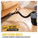 20V Cordless Vacuum Cleaner-Wet/Dry Shop Vac,2.6 Gallon Capacity,Compatible with DeWALT Batteries (Bare Tool - No Battery & No Charger),Ideal for Cleaning Car,Home Spaces,and Workshops RCSV-20