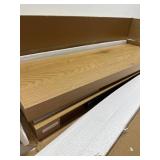 Floating Shelves for Wall, 9.3" Deep Wall Mounted Wood Shelves for Bathroom, Bedroom, Living Room, Kitchen, Hanging Shelf for Books/Storage/Room Decor (Oak, 30")