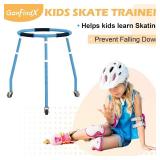 GanFindX Skater Aid for Kids Roller Skating, Roller Skate Trainer for Kids Toddler Adjustable Height Outdoor Training Walker