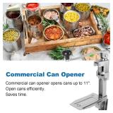 Commercial Can Opener Heavy Duty - Yeipower Industrial Manual Can Opener Opens Up to 11" Tall Cans