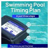 $298 Aquastrong 1.5 HP In/Above Ground Pool Pump High Flow Self Primming Swimming Pool Pump,Lce Blue