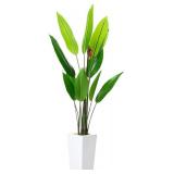 Artificial Potted Tree, Realistic Faux Indoor Plant with Bendable Boughs for Home D cor - Perfect for Living Room, Office, Dining Room Decor
