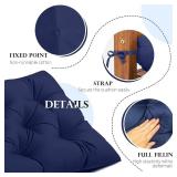Anti-Slip Bench Cushion for Outdoor Garden Furniture Patio Chair Cushions for Indoor Furniture Blue, 40 * 20 in Outdoor Loveseat Couch Indoor Bench Seat Pads Waterproof