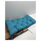 Anti-Slip Bench Cushion for Outdoor Garden Furniture Patio Chair Cushions for Indoor Furniture Blue, 40 * 20 in Outdoor Loveseat Couch Indoor Bench Seat Pads Waterproof
