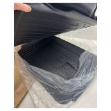 Cargo Mat with Backrest Protection for 2022-2026 Jeep Grand Cherokee,TPE All Weather Protection Cargo Liner with Velcro Rear Seats Backrest car Accessories-Black