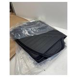 Cargo Mat with Backrest Protection for 2022-2026 Jeep Grand Cherokee,TPE All Weather Protection Cargo Liner with Velcro Rear Seats Backrest car Accessories-Black