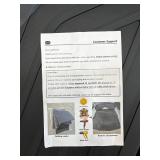 Cargo Mat with Backrest Protection for 2022-2026 Jeep Grand Cherokee,TPE All Weather Protection Cargo Liner with Velcro Rear Seats Backrest car Accessories-Black