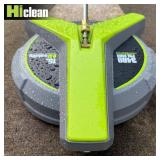 Hiclean 15" Pressure Washer Surface Cleaner with Wheels 3400 PSI Max, Surface Cleaner for Power Washer Attachment for Concrete, Patio, Sidewalk, and Driveways