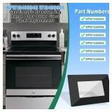 Upgraded WPW10409946 W10409946 Gas/Electric Freestanding Range Oven Stove Door Outer Glass Panel Replacement Compatible with Whirlpool Gas/Electric Range Oven Stove Parts 2210188 AP6021060 PS11754380