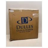 Dulles Glass 29" Round Glass Table Top, 1/4" Thick Clear Tempered Replacement Glass, Flat Polished Edge for Coffee, Dining, Patio Tables & Furniture Protection