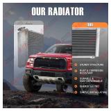 $265 4-Row Core Radiator Compatible with 1990 1991 1992 1993 Dodge D250 D350 W250 W350 5.2L 5.9L V8 L6 Diesel