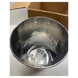 Paw Libero 35 Lbs Stainless Steel Dog Food Storage Container with Airtight Wooden Lid & Ceramic Bone Handle, Large Metal Dog Food Bin, Pet Treat Jars for Dogs & Cats, Keep Fresh, Easy to Clean