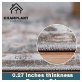 $139 CHAMPLANT Washable Area Rug 9
