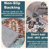 $139 CHAMPLANT Washable Area Rug 9