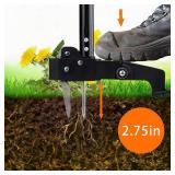 MORAIS Weed Puller Tool, Stand Up Weed Puller Heavy Duty Garden Tool with 4-Claw Steel Head, 39"-46" Retractable Handle & Easy-Eject Mechanism, Easily Remove Weeds Without Bending, or Kneeling