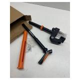 MORAIS Weed Puller Tool, Stand Up Weed Puller Heavy Duty Garden Tool with 4-Claw Steel Head, 39"-46" Retractable Handle & Easy-Eject Mechanism, Easily Remove Weeds Without Bending, or Kneeling