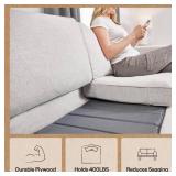 GORILLA GRIP Heavy Duty Couch Cushion Support Board to Fix Sagging Sofas, 21.5 x 70 Sofa, Slip Resistant Thick Boards Add Strong Seat Supports, Replacement Stuffing Firmer Couches Accessories, Grey