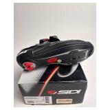 Sidi Genius Fit Mega Black Cycling Shoes Size 45.5 US 11