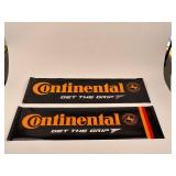 Continental Tire Banners 39 X 11 in (Lot of 2)