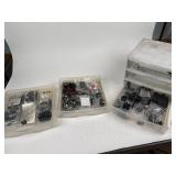 Mixed Mounting Hardware in 4 Drawer Organizers
