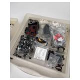 Mixed Mounting Hardware in 4 Drawer Organizers