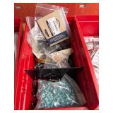 Mixed Hardware, Fasteners & Cable Clamps in 3 Bins