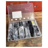 Shimano Di2 Small Parts Organizer Box With Assorted Bicycle Components