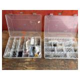 Mixed Lot Hardware Assortment in 2 Organizer Cases