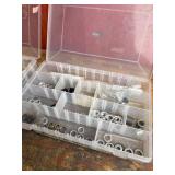 Mixed Lot Hardware Assortment in 2 Organizer Cases