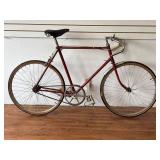 Vintage Raleigh Sports 3-Speed Road Racing Bicycle With Brooks Saddle