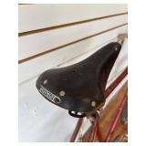 Vintage Raleigh Sports 3-Speed Road Racing Bicycle With Brooks Saddle