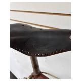 Vintage Raleigh Sports 3-Speed Road Racing Bicycle With Brooks Saddle